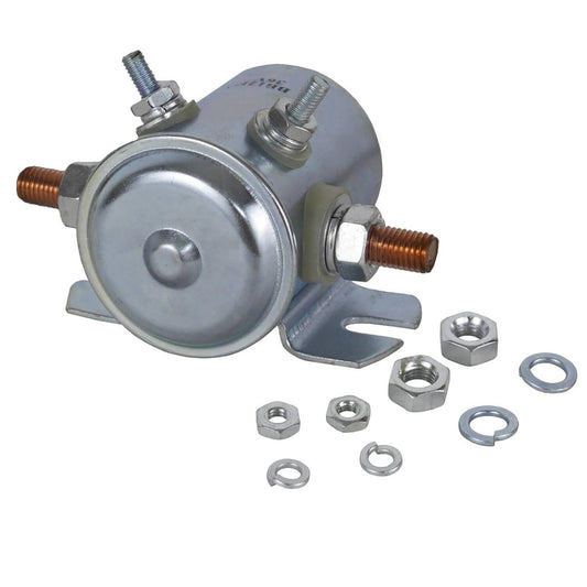 Solid Spare 4 Terminal Solenoid 16542-G1 (1979-1994) for EZGO Gas Marathon Golf Cart Coil