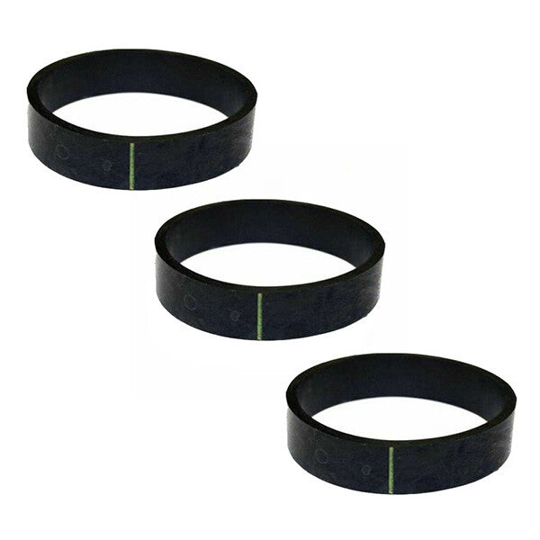 Solid Spare Kirby Ribbed Vacuum Cleaner Belts - 3-PACK