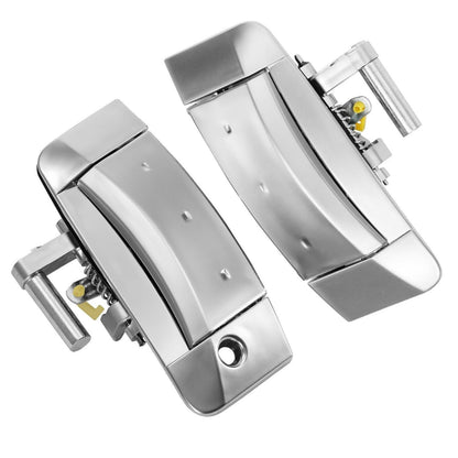 Exterior Door Handle Driver & Passenger Side Silver for 2003-2009 Nissan 350Z
