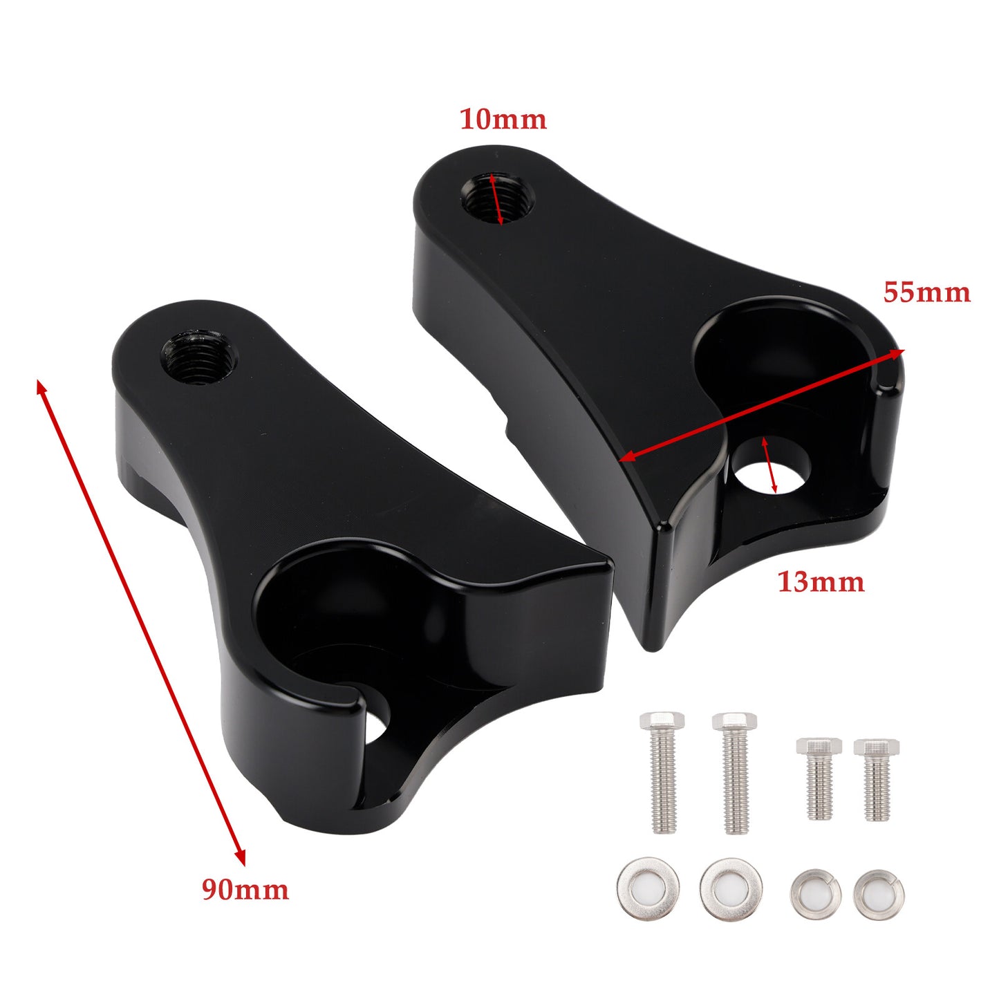 1.5" Lowering Link Blocks Kit For Touring Street Glide Road King Electra 2009-25