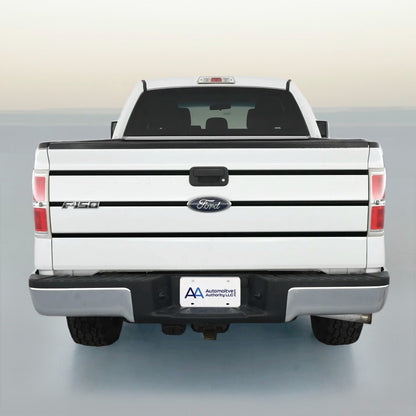 2009-2014 Ford F150 Black Tailgate Trim Molding Inserts By Automotive Authority