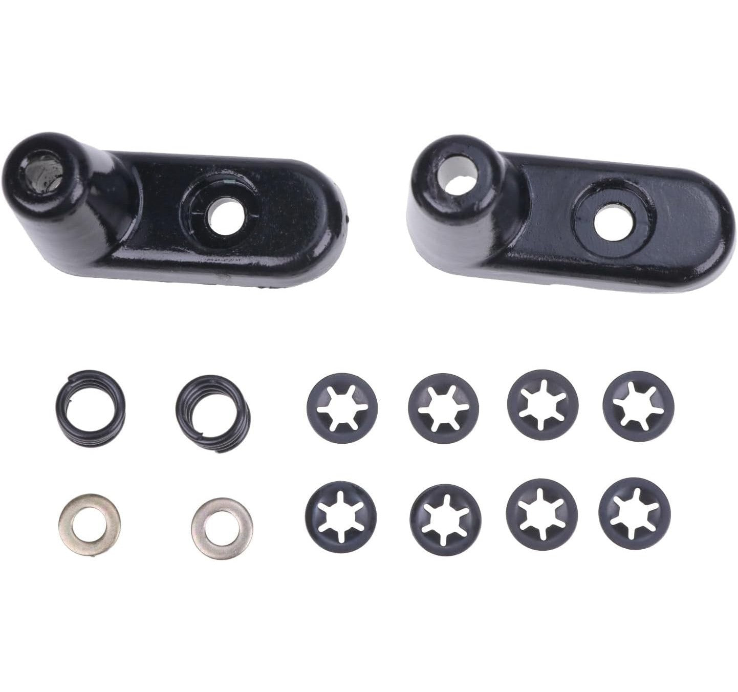 2) Bracket Sun Visor Repair Kit For Jeep Wrangler 2003-2006 Aluminum 924-532