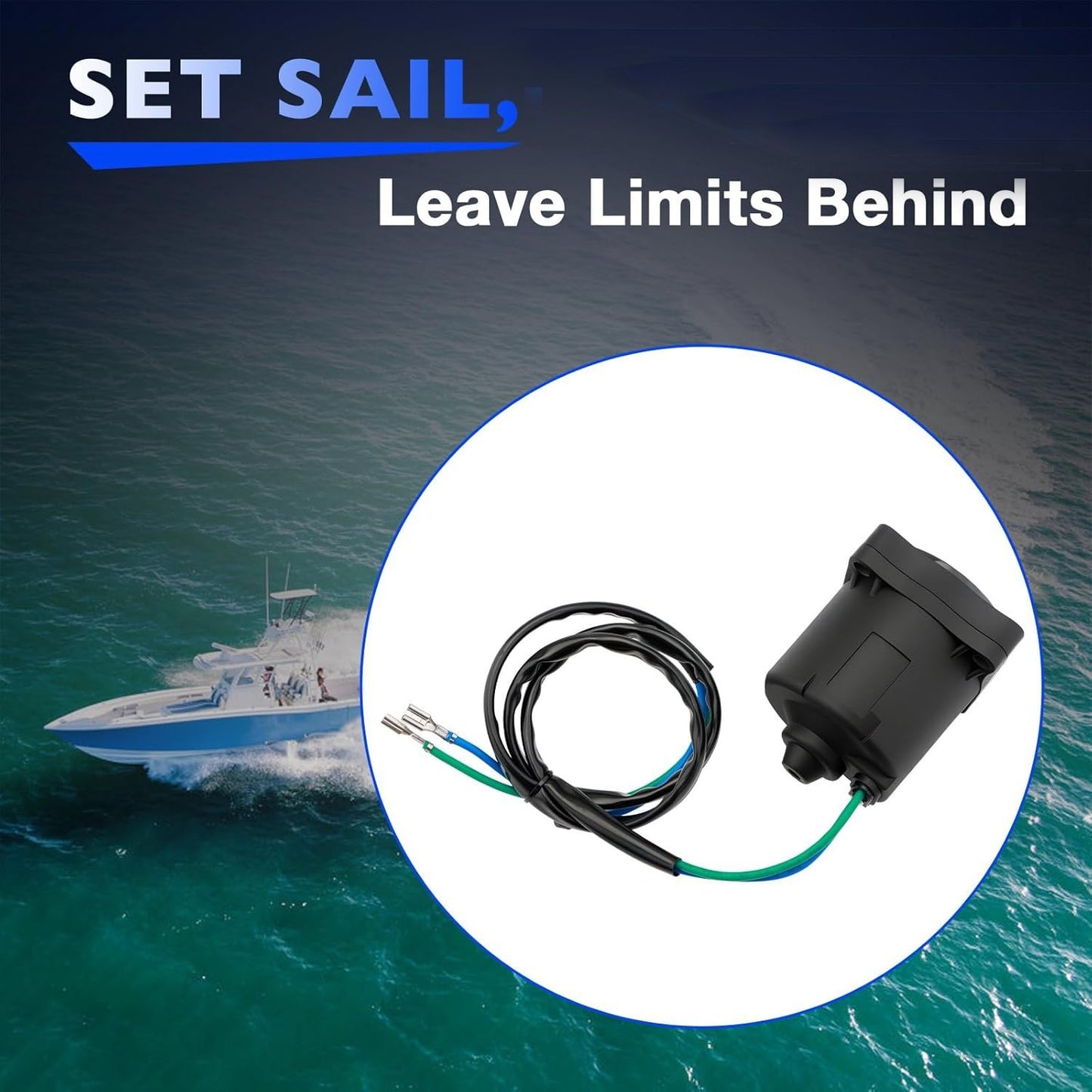Power Tilt Trim Motor For Suzuki Outboard DF200 DF225 DF250 DF300 38100-93J04