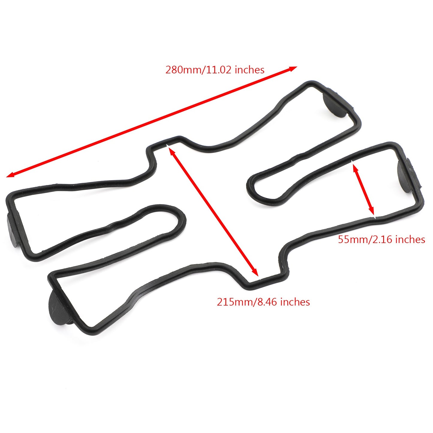 Valve Cover Gasket Seal for Yamaha XVZ12 XVZ13 Venture Royale 83-93 V-max1200