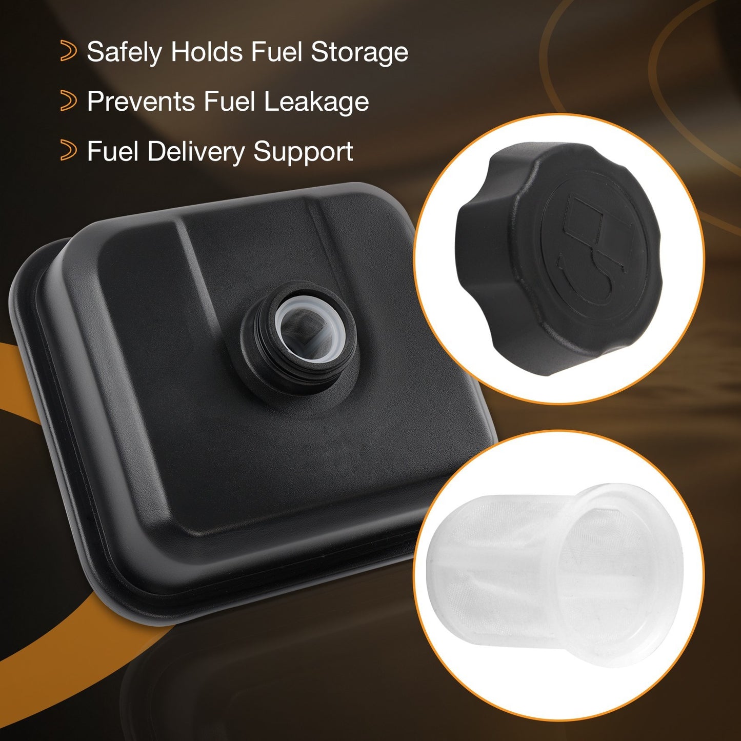 Fuel Gas Tank For Honda & Clones GX140 GX160 5.5H 6.5HP Engine 17510-ZE1-020ZA