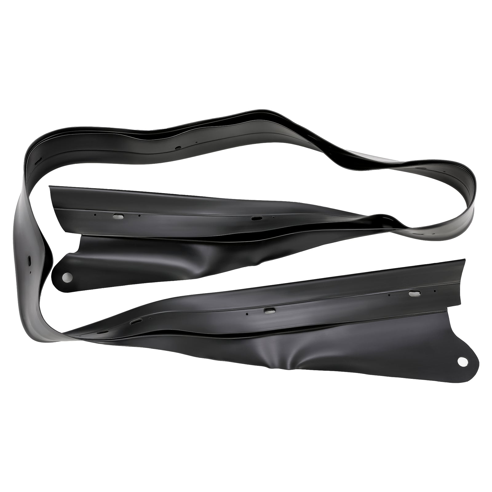 Solid Spare Fit Mazda Miata 1990-2005 Convertible Soft Top Replacement Rain Rail w/ Hardware