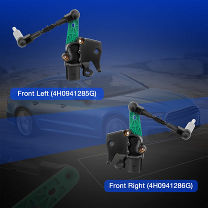 2x Front LH ＆ RH Air Suspension Height Level Sensors For 12-18 Audi A6 A8 S7 S8