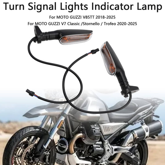 Solid Spare Turn Signal Lights Indicator Lamp For MOTO GUZZI V7 V9 V100 V85TT Stelvio
