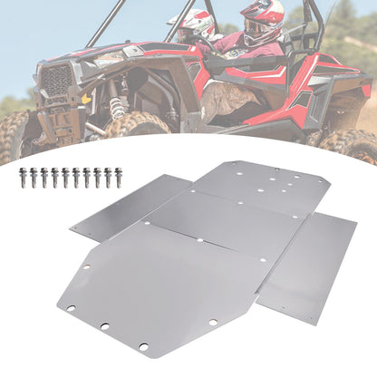 Chassis Guard Aluminum Skid Plate For Polaris Rzr 800 2008-2014 S 900 2015-2016