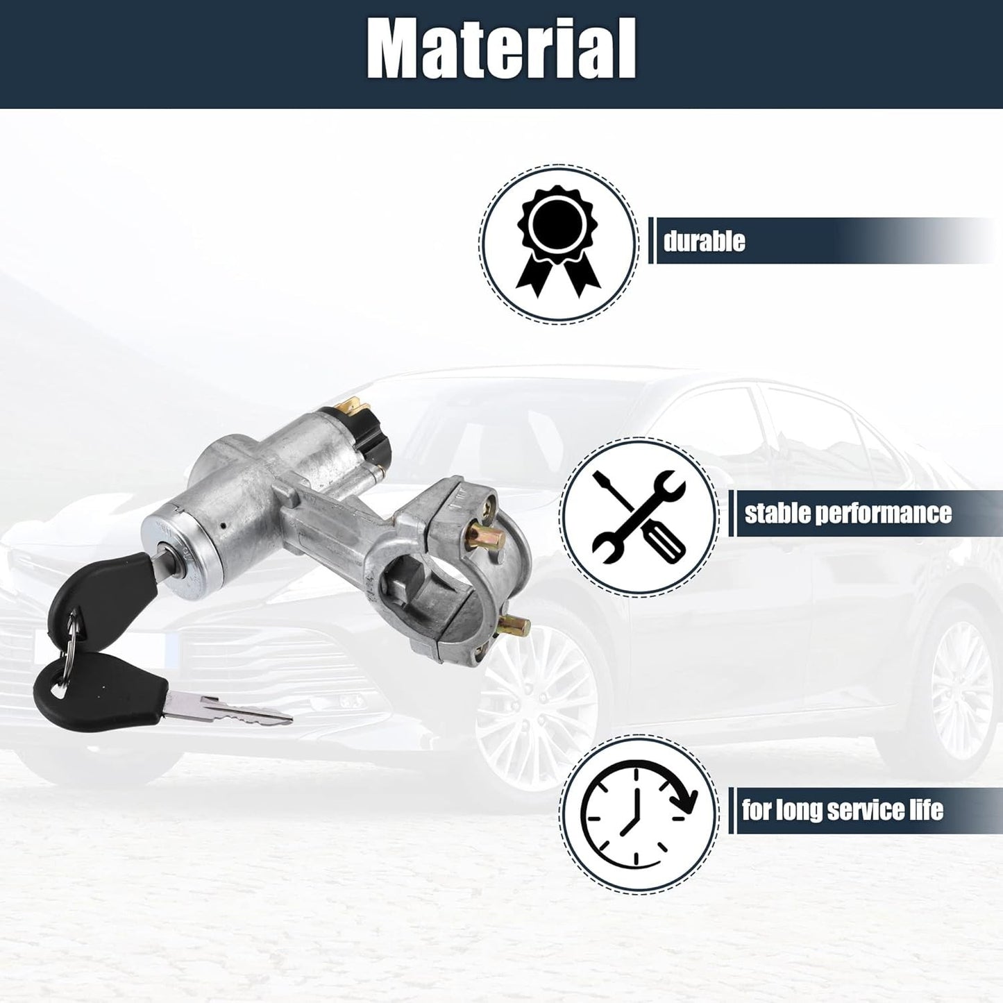New Ignition Switch W/Lock 48710-02W00 For Nissan 720 1980-1985 1979-1983 280ZX