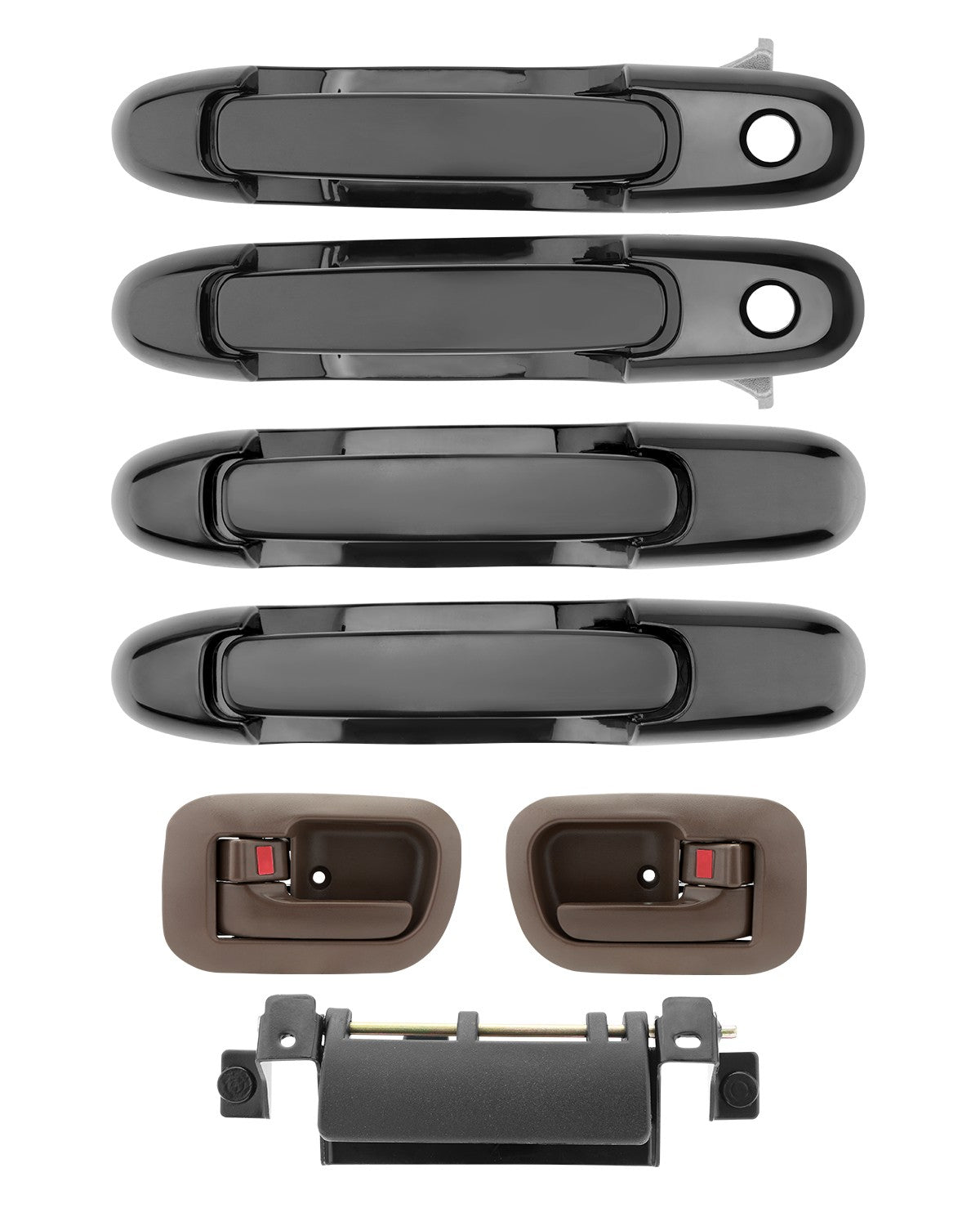 7PCS Exterior Interior Door Handle & Liftgate Handle Set For 98-03 Toyota Sienna