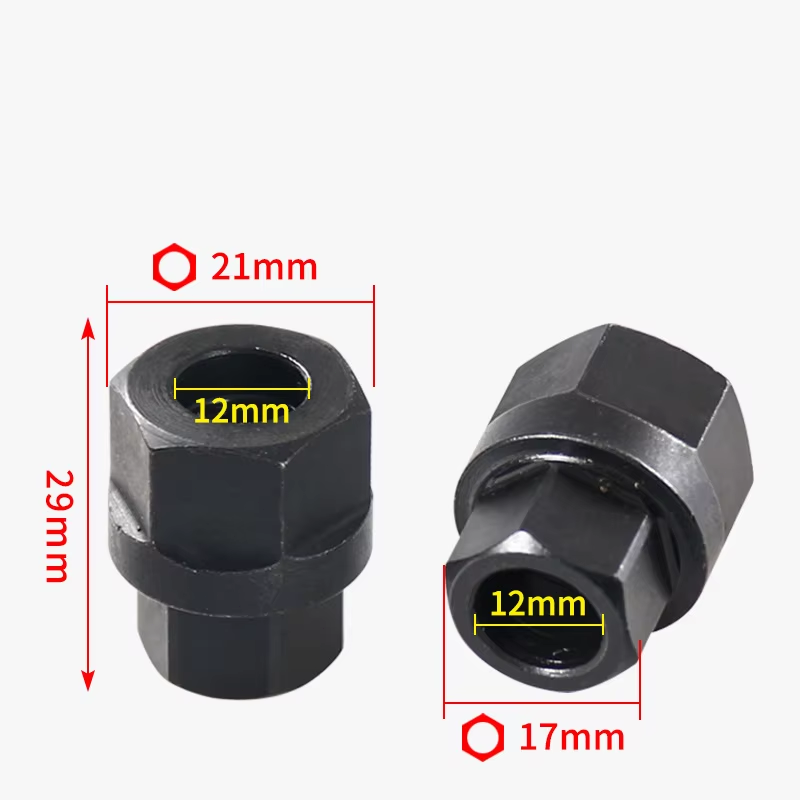 2PCS Pulley Removal Tool 33 Spline Hexagon Alternator Clutch Free Wheel For Car