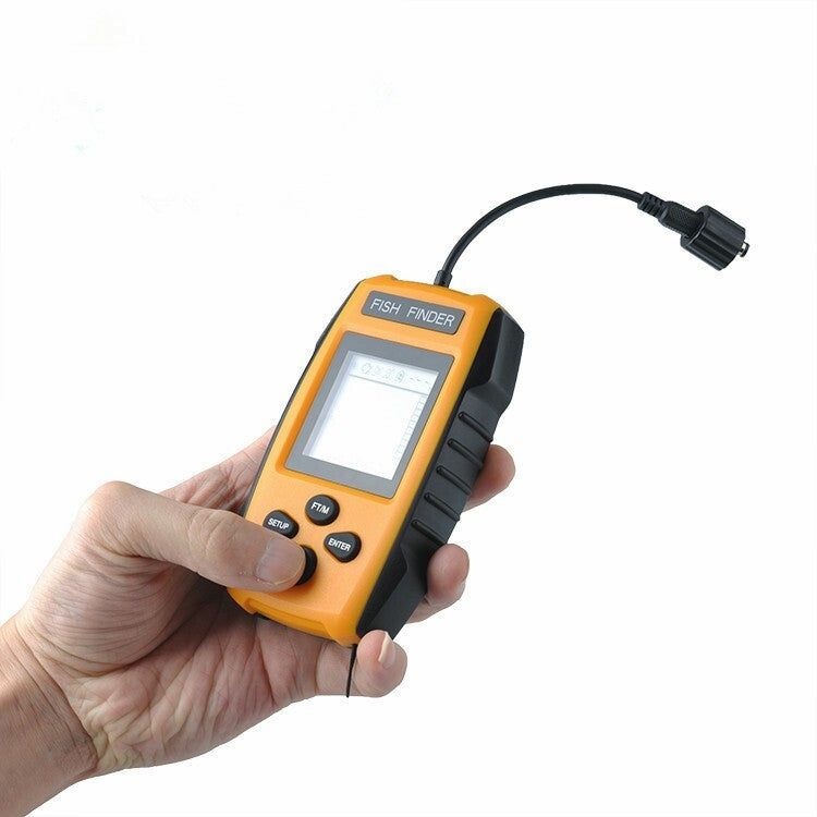 328FT Portable Fish Finder Depth Echo Sonar Alarm Sensor Transducer Fishfinder