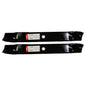 Solid Spare 2 Oregon Blades 198-059 42" Star Hole Replaces 742-0616A