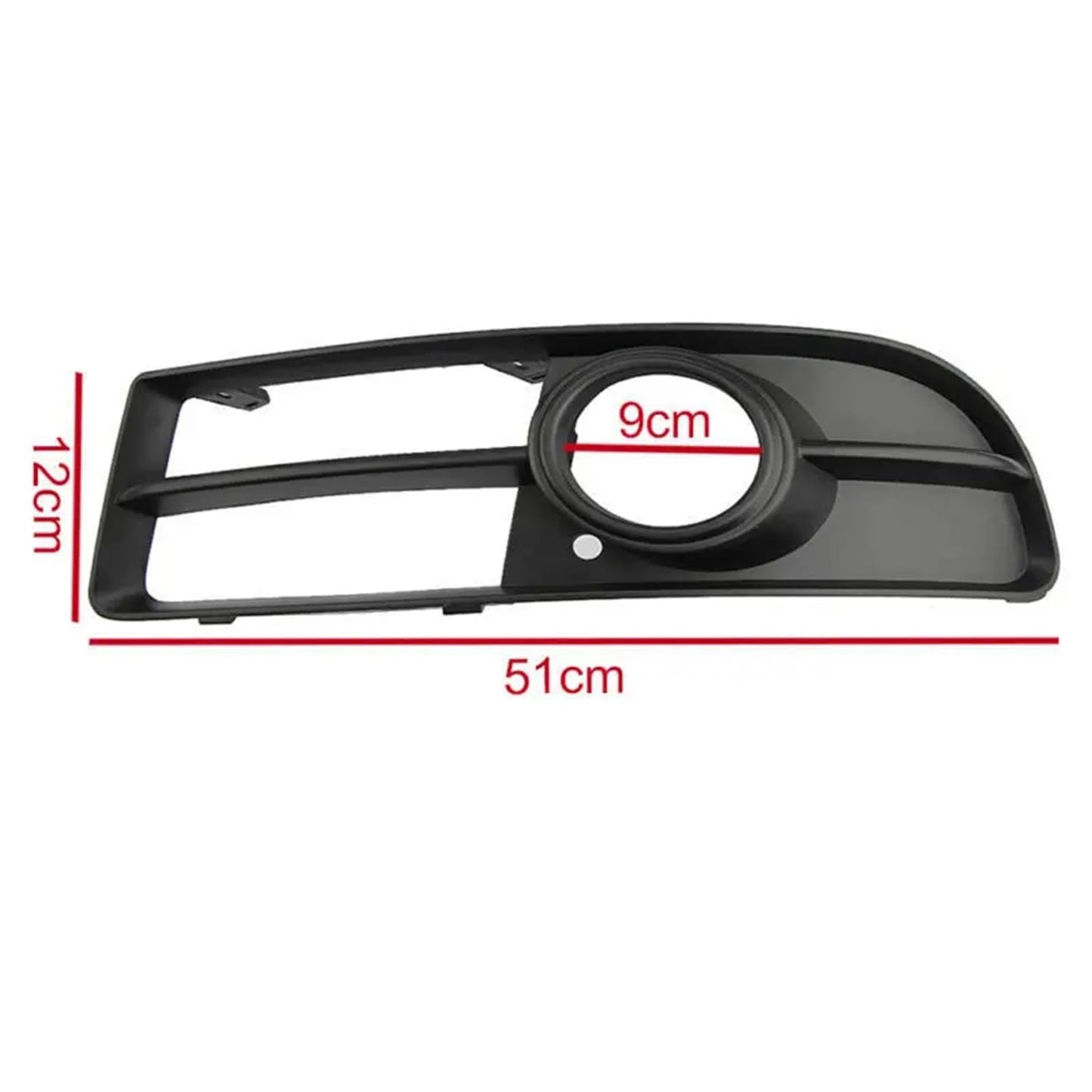 1 Pair Front Bumper Fog Light Grill Cover Bezel For Audi A4 B7 S-Line S4 05-08??