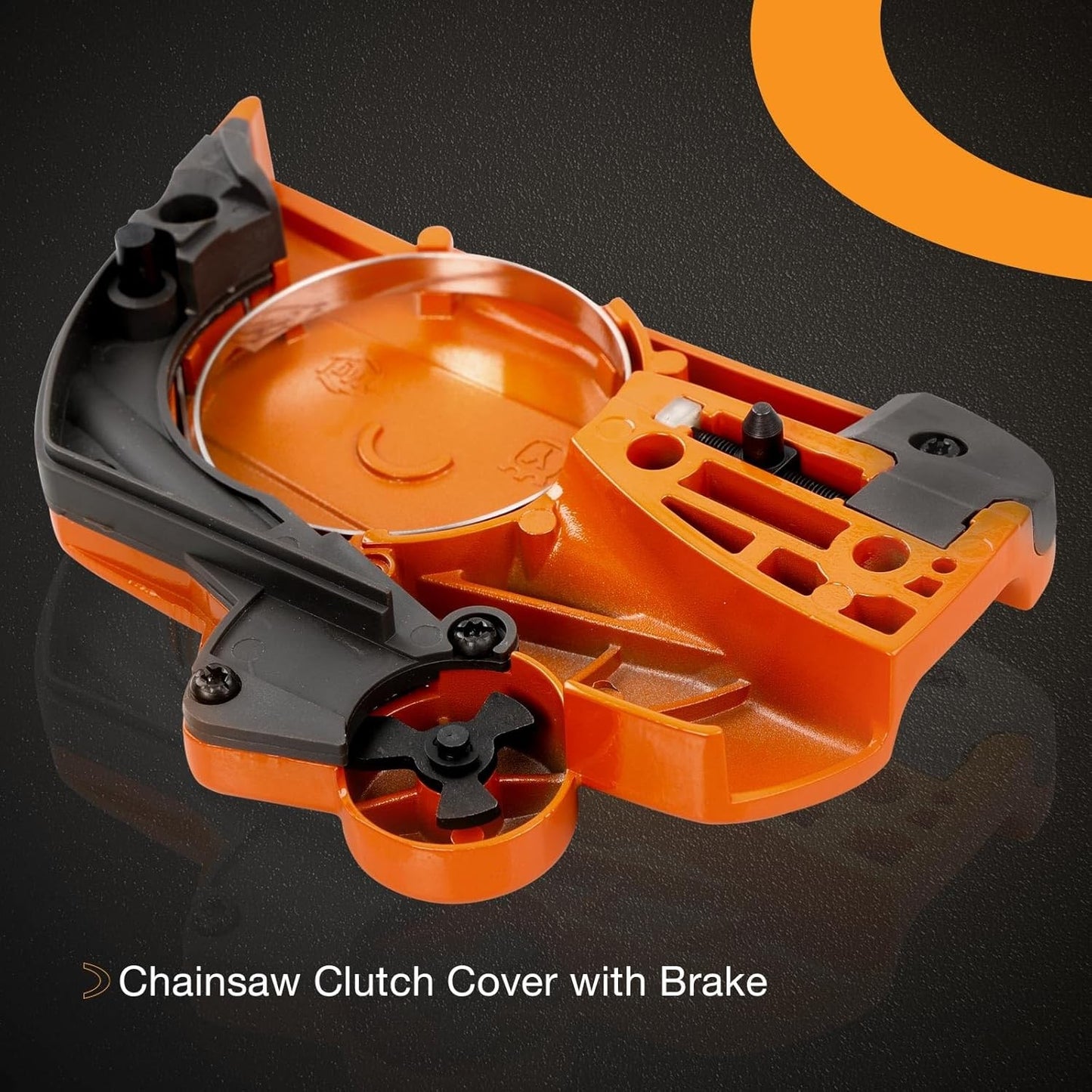 537286301 Chainsaw Clutch Cover w/ Brake For Husqvarna 455 460 Rancher Chain Saw