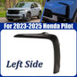Front Bumper Molding Trim For 2023-2025 Honda Pilot Gloss Black Left Driver Side