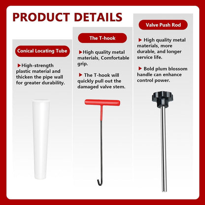 Tire Valve Stem Core Replacement Tool Kit TR413 Valve Core Remover Installer