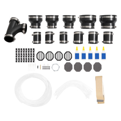 Solid Spare Black Off Road Snorkel Kits For Yamaha Wolverine RMAX2 1000 Sport 2021 2022 2023
