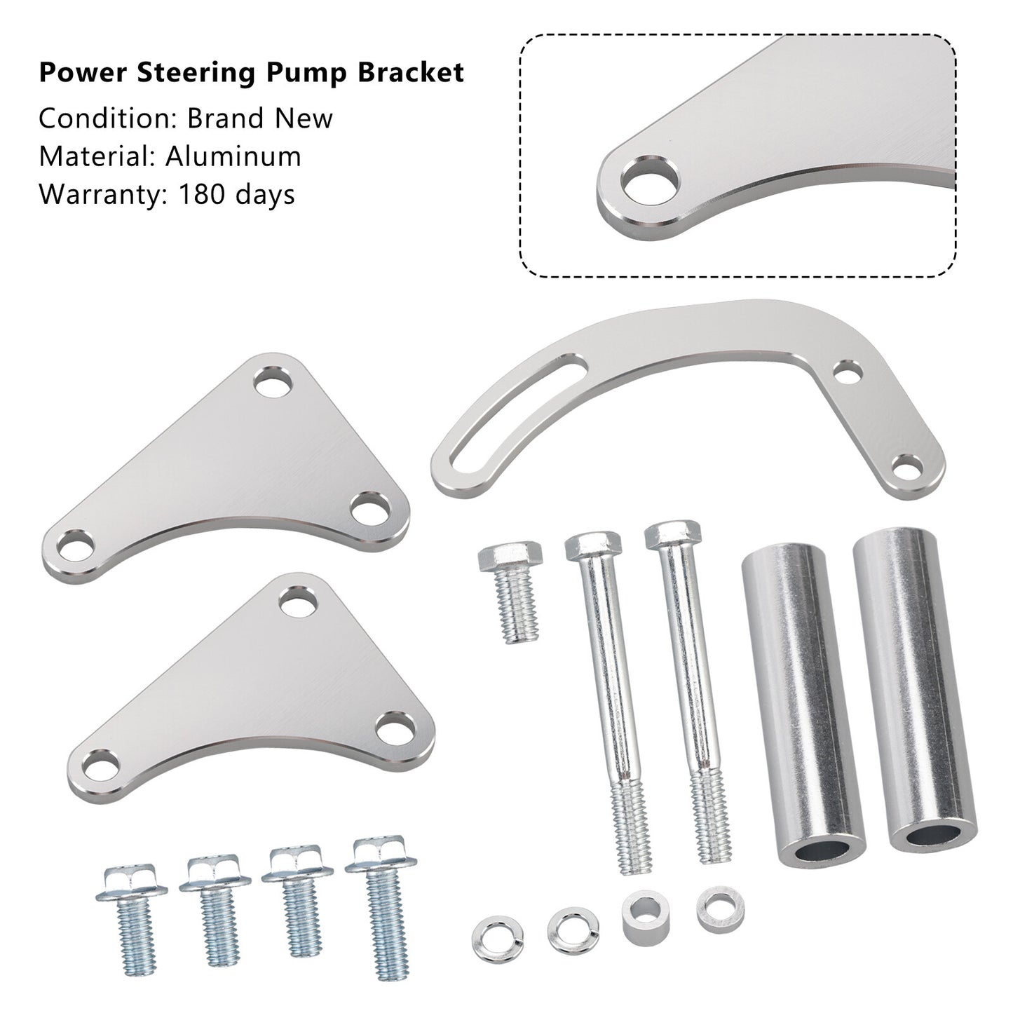 Power Steering Pump Bracket 551497 Fit Long Water Pump Fit Chevy Big Block V8
