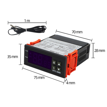 STC-3000 LED Digital Thermometer Temperature Controller Thermostat Regulator