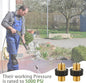 2Pcs Brass Pressure Washer Connector Quick Connect Fitting M22-14mm Hose Adapter