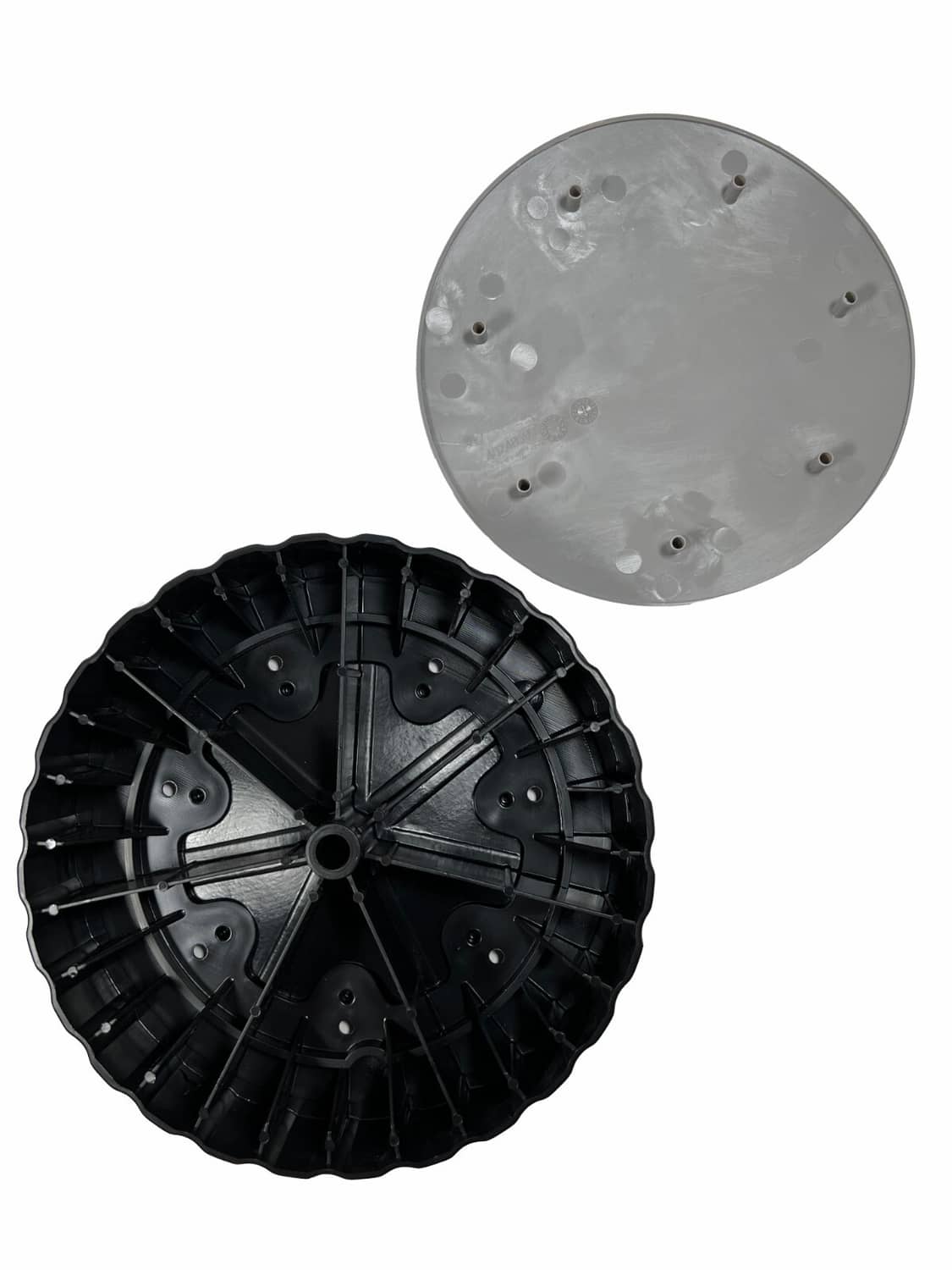 Solid Spare Weber Grill Part # 80735 8" Wheel and Cap - Gas and Charcoal Kettle Grills