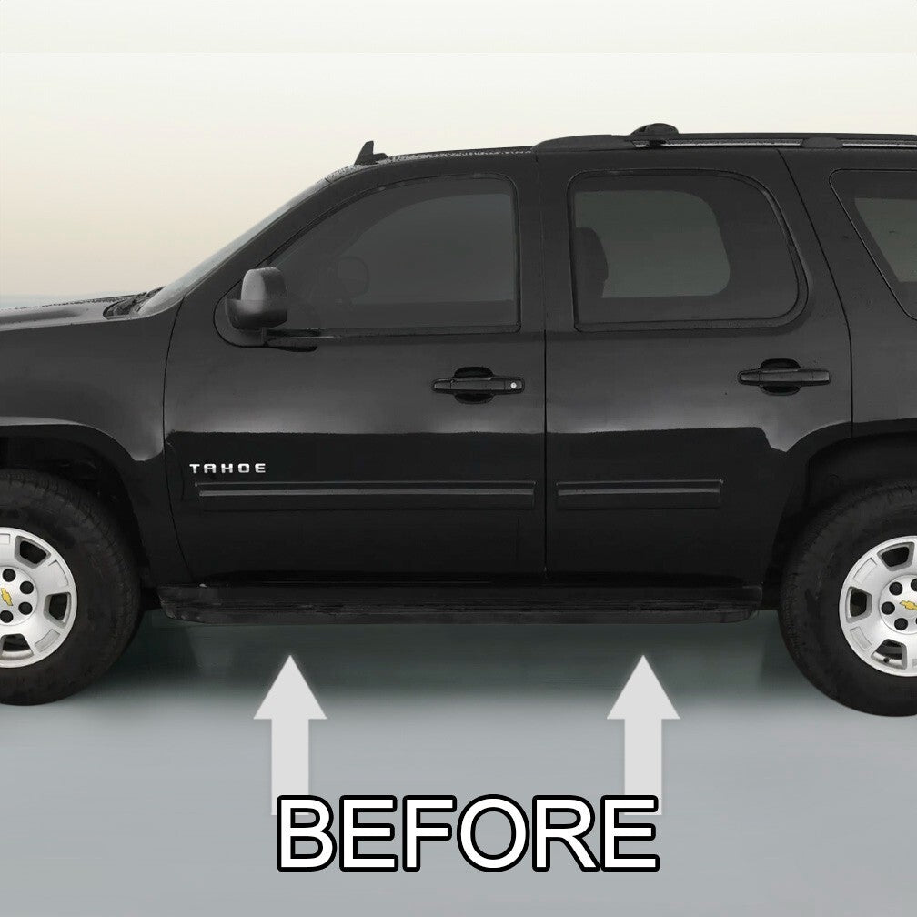 CHROME RUNNING BOARD TRIM MOLDING PACKAGE For CHEVY TAHOE SUBURBAN 2007-2014