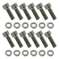 SBF Stainless Steel Valve Cover Bolt Kit for Ford Small Block - 260 289 302 5.0L