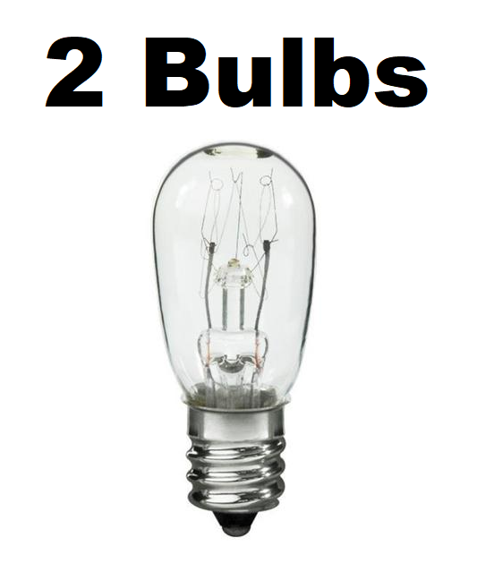 Solid Spare 130V 10W Light Bulb for Sears Kenmore Dryer Replaces 3406124 22002263 2 PACK