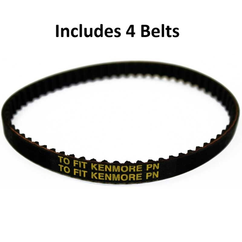 Solid Spare SEARS KENMORE Canister 5055, 50558 Vacuum belt 4-pack