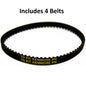 Solid Spare SEARS KENMORE Canister 5055, 50558 Vacuum belt 4-pack