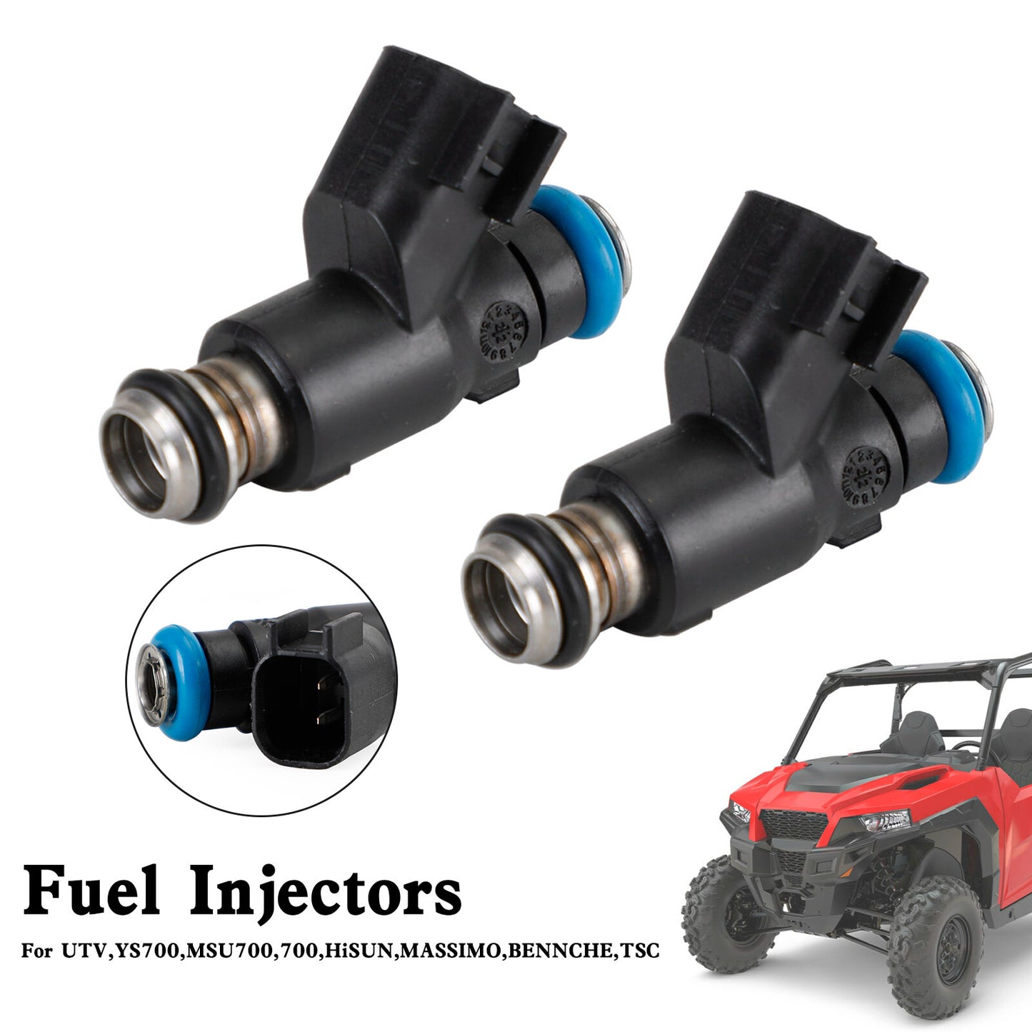 2PCS 25377439 Fuel Injector For HiSun EFI 700 ATV UTV
