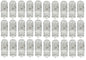 Solid Spare 194 .27A 14V Low Voltage T-3 1/4 Mini Wedge Base Miniature Bulb - 30 PACK