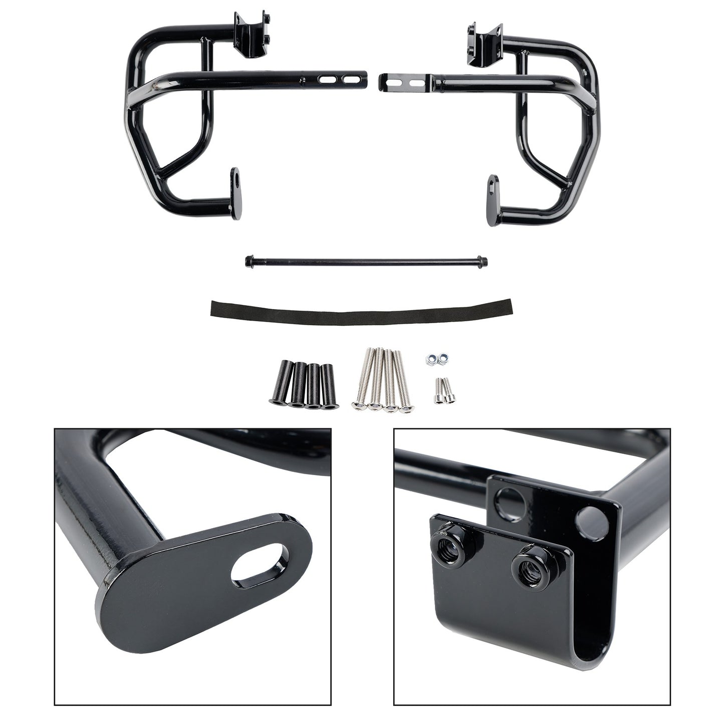 ENGINE GUARD CRASH BAR FRAME PROTECTOR BLACK for HONDA REBEL CMX 300 500 17-24