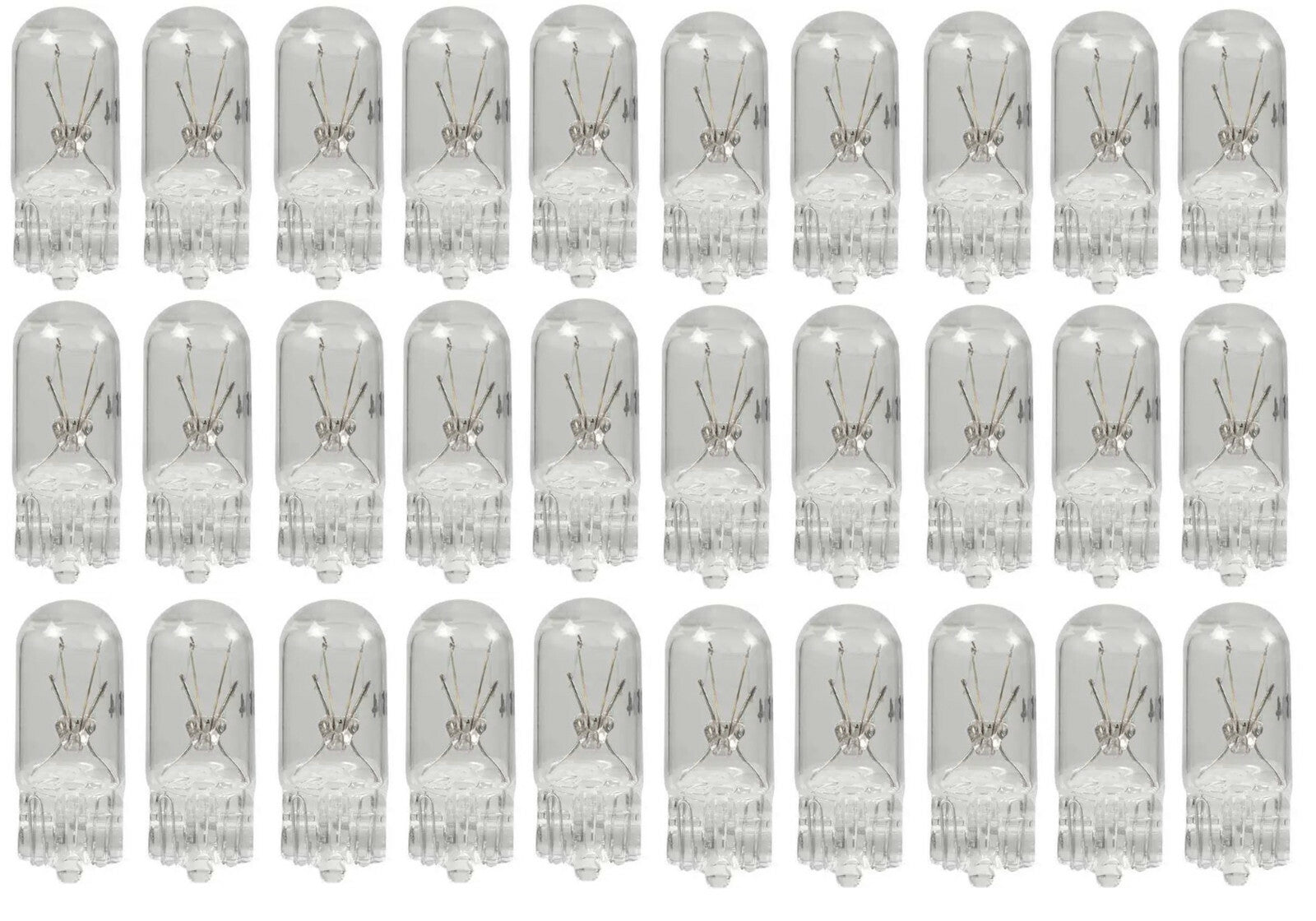 Solid Spare 194 Bright Light Bulb Auto Car Mini Dome License Plate Lamp 2825 - 30 PACK