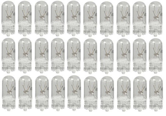 Solid Spare 194 Bright Light Bulb Auto Car Mini Dome License Plate Lamp 2825 - 30 PACK
