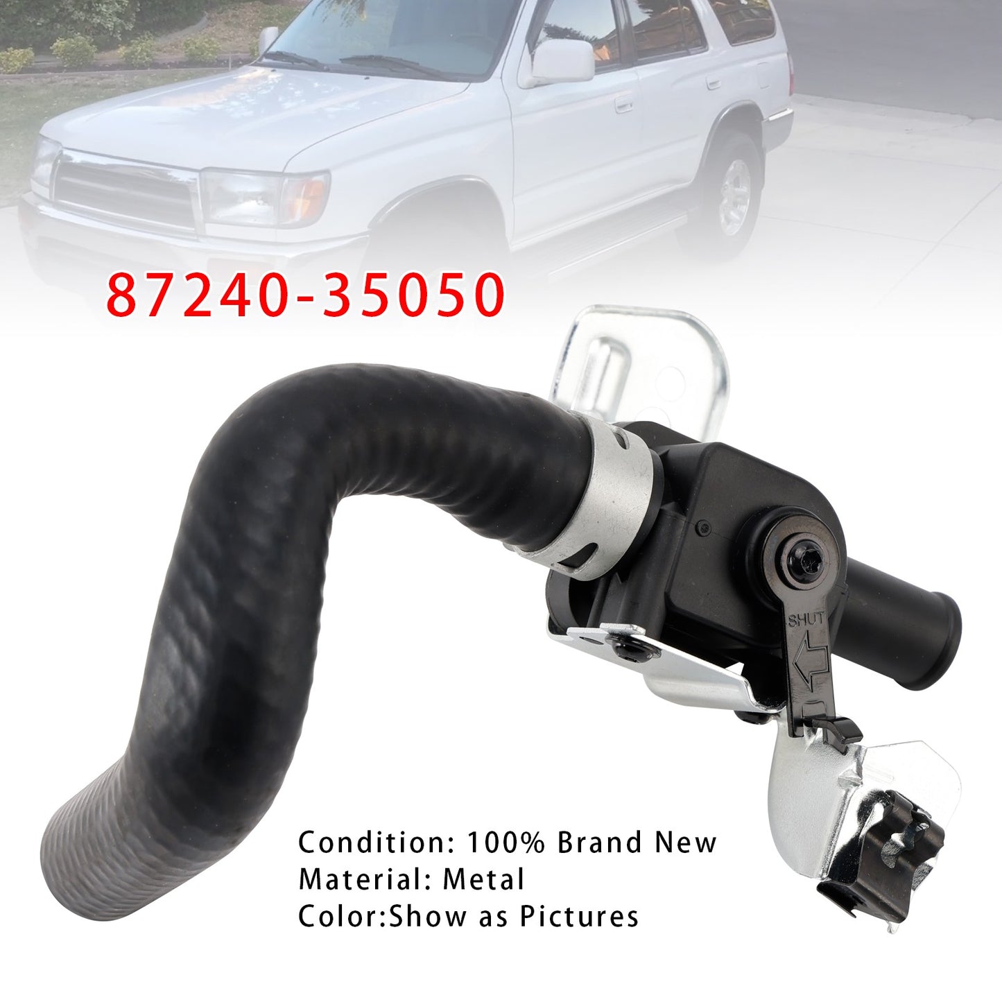 HVAC Heater Control Valve With Inlet Hose For Toyota 4Runner 2.7L L4 3.4L V6