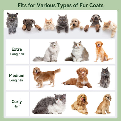 5 In 1 Pet Grooming Kit Vacuum Suction Professional Pet Hair Clipper