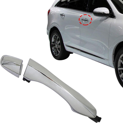 Chrome Outside Door Handle Front RH Passenger For 2016-20 Kia Sorento 82661C5010
