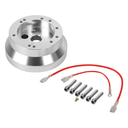 5&6 Hole Steering Wheel Polished Short Hub Adapter Kit NEW For Ididit GM Chevy