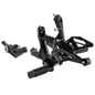 CNC Aluminum Rearsets Footpegs Black Fits BMW S 1000 RR 19-24 / M 1000 RR 21-24