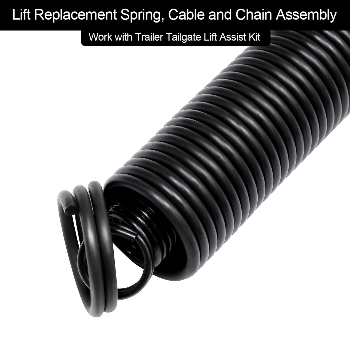 2X Trailer Ramp Gate Assist Spring Cable Kit For Gorilla-Lift Trailer Spring