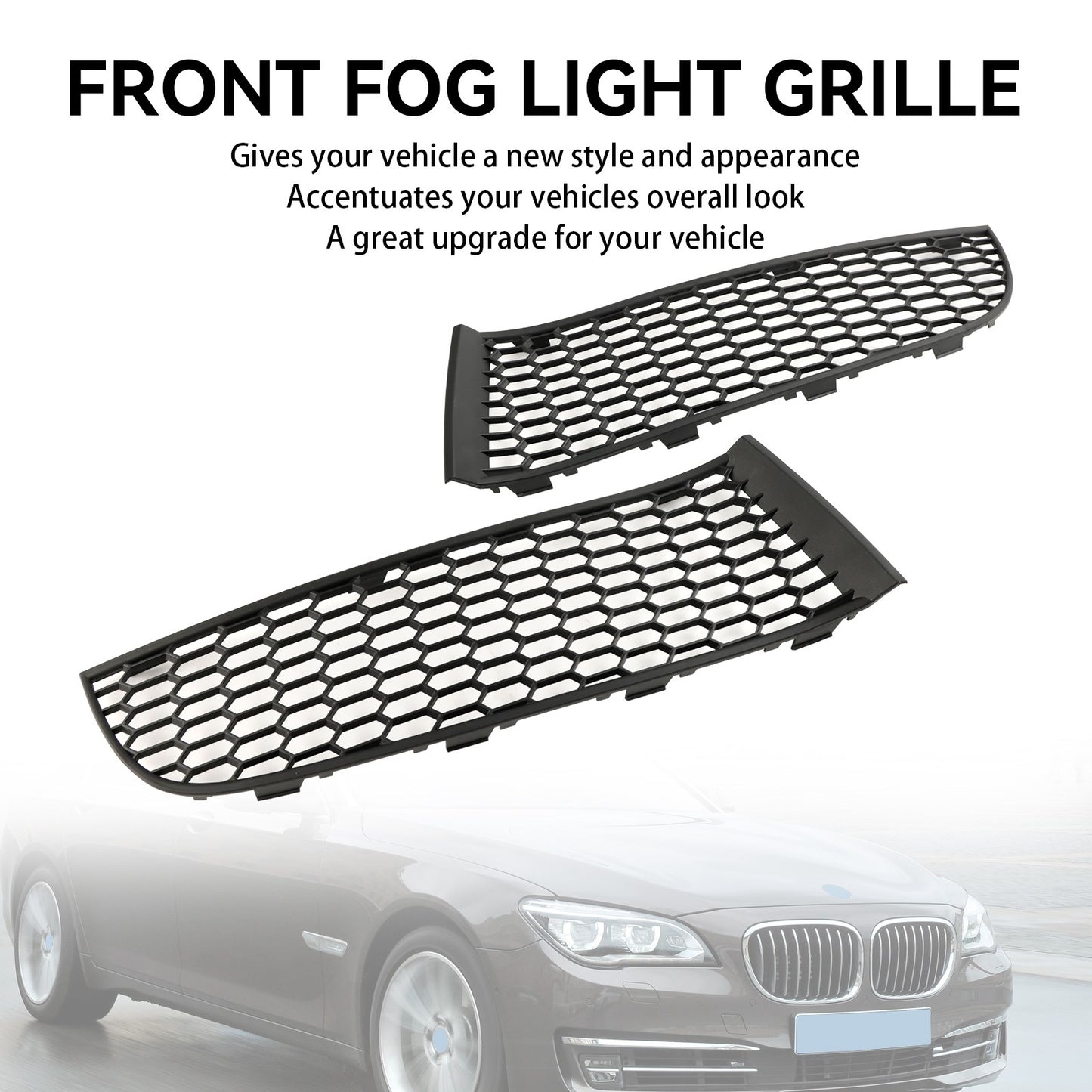 Front Bumper Lower Grille 51117903673 51117903674 Fit BMW F01 F02 2009-2015 #8