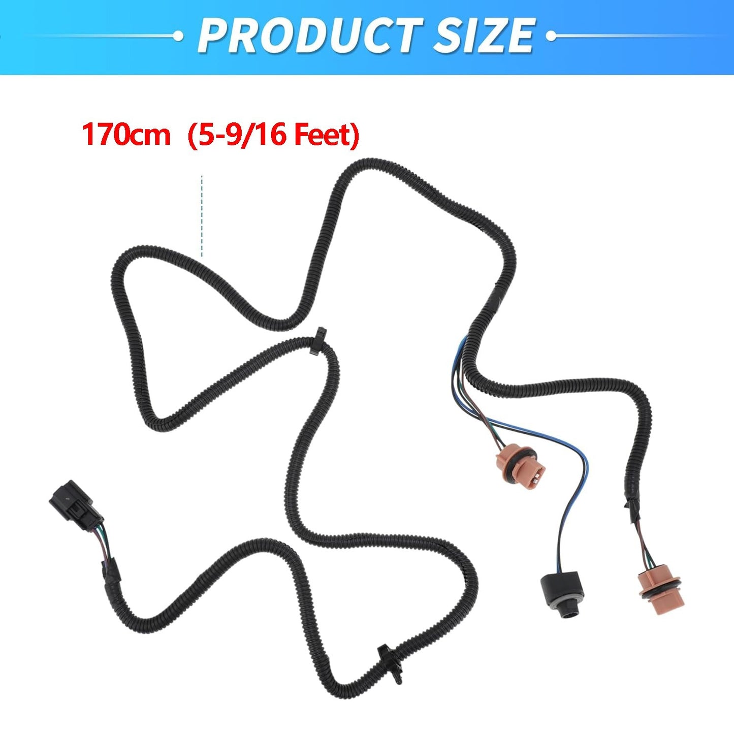 Driver Side Tail Lamp Harness Wiring Fit 2016-19 Chevy Silverado GMC Sierra 1500