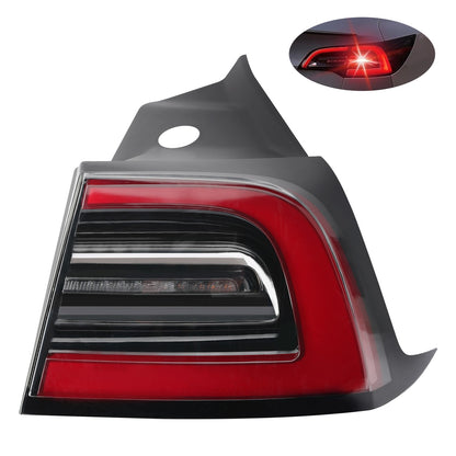 LED Outer Tail Light Lamp Rear Left ＆ Right Side For 17-24 Tesla Model 3/Y 3-Pin