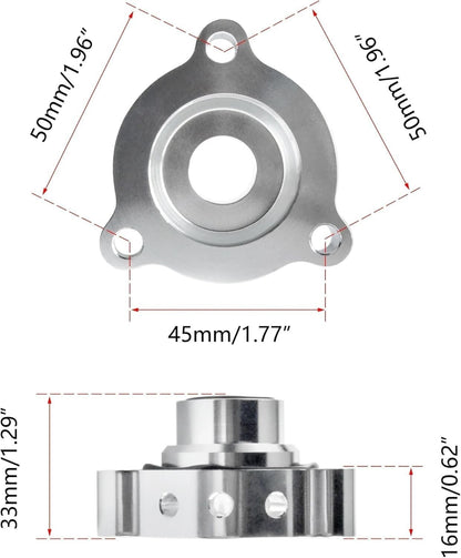 TURBO BLOW OFF VALVE BOV ADAPTER SPACER FOR 07-12 MINI COOPER S R56 R57 N14