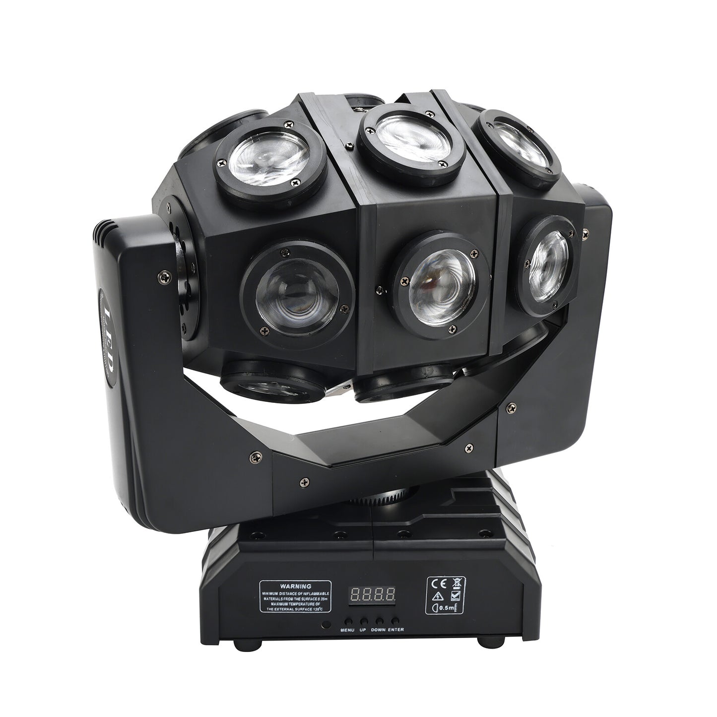 180W Moving Head 18 LED Rotating Beam DMX Stage Light RGBW DJ Disco Party Club