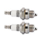 Solid Spare 2 PACK Oregon 77-307-1 Spark Plug Fits NGK Bosch Champion