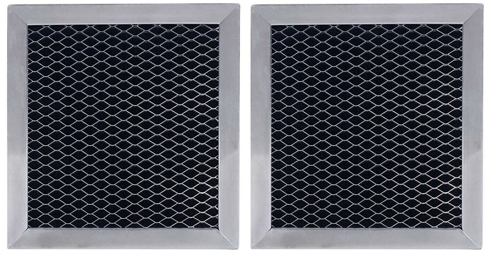 Solid Spare (2) Compatible with Whirlpool 8206230A Microwave Hood Charcoal Filters